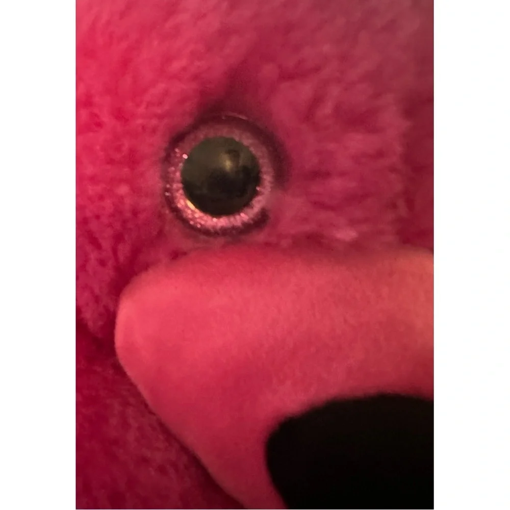 21” Good Stuff Fuchsia Pink Glitter Eyes Lying Flat Plush Stuffed Animal
